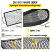 Foldable Outdoor Camping Round Cooking Grate Stainless Steel Fire Pit Grill Grate - As pic show - 30"