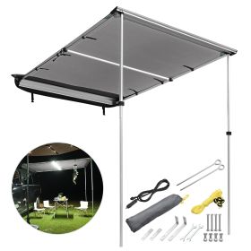 Car Side Awning with LED - As Picture