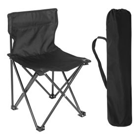 YSSOA Portable Folding Camping Chair with Carry Bag for Adults; Collapsible Anti-Slip Padded Oxford Cloth Stool for Beach; Hiking; Fishing; Gardening;